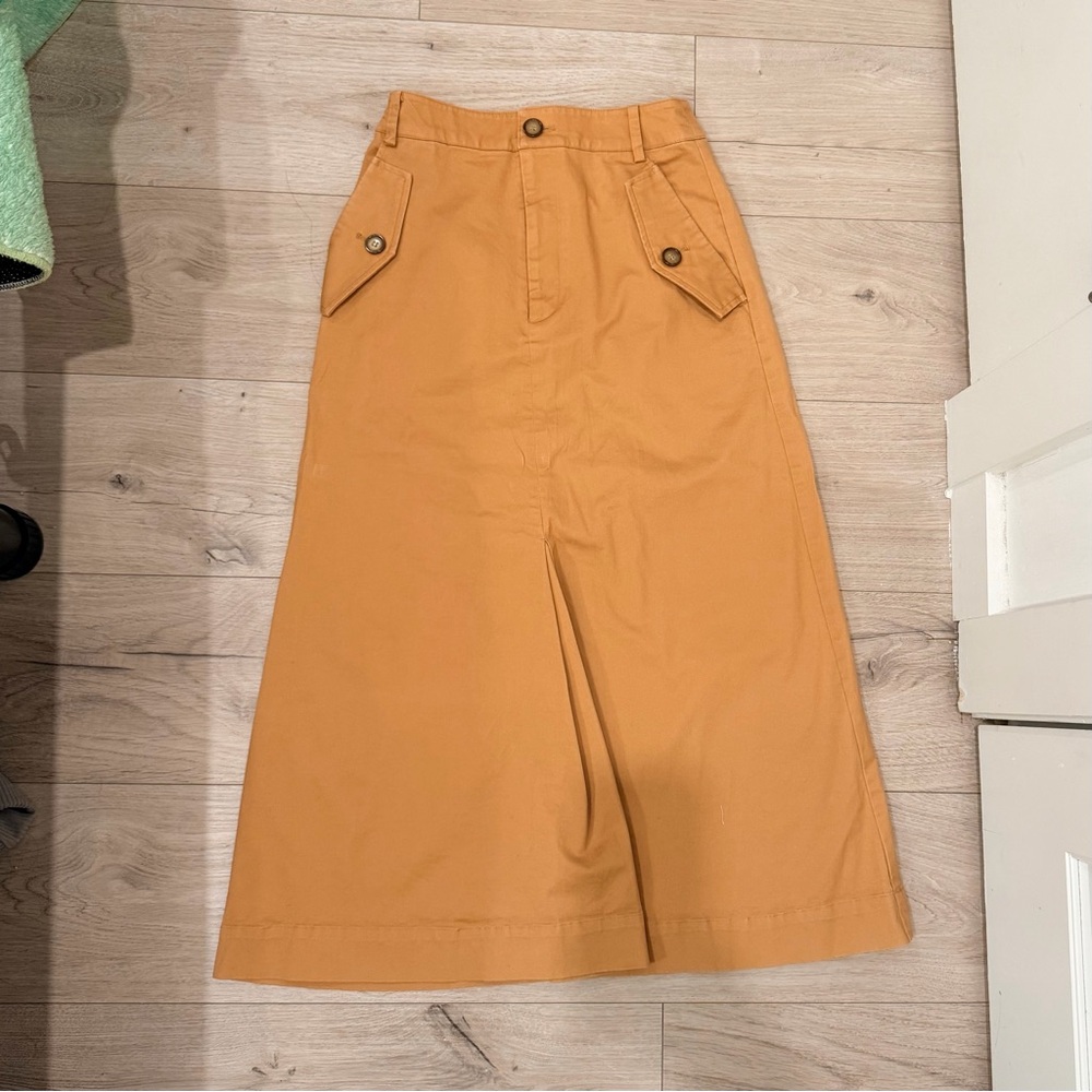 Moussy A-Line Skirt in Tan